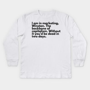 marketing - schmidt happens Kids Long Sleeve T-Shirt